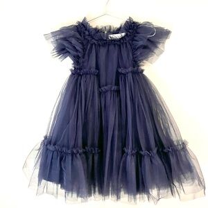 Nellystella toddler girl dress navy